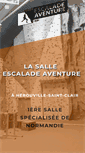 Mobile Screenshot of escaladeaventure.com